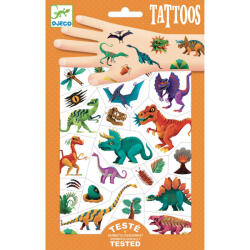 DJECO Tatuaje metalice Djeco, Dinozauri