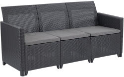 Keter Claire 3 üléses műrattan kerti kanapé (252980)