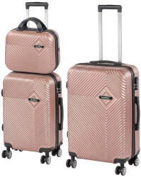 Leziter TraveLux Pro XVIII gurulós bőrönd szett (LTRPBS-XVIII-RG) - everyo