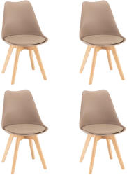 Leziter Silla étkezőszék 4 db bézs színben (DA232ABE_4) - everyo
