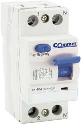 Commel Fi relé 25A 2P 30mA 6kA áram-védőkapcsoló (470-125) - everyo