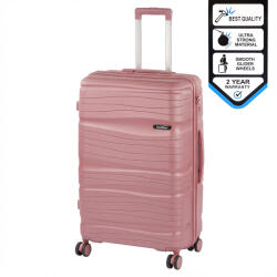 Leziter TraveLux Voyager nagy bőrönd keményfedeles 76x50x29 cm (PP200-RG-28) - everyo