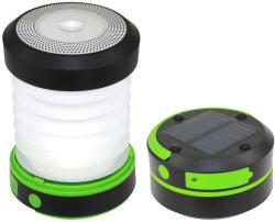 Commel napelemes szolár LED kempinglámpa, powerbank funkció (401-712) - everyo