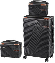 Leziter TraveLux Urban XIV gurulós bőrönd szett (LTRUBS-XIV-BL)