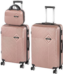 Leziter TraveLux Pro XVII gurulós bőrönd szett (LTRPBS-XVII-RG) - everyo