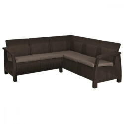 Keter Corfu relax műrattan kerti sarokgarnitúra (241728)