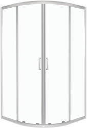 Kerra Aruba 90 GL króm íves zuhanykabin tálca nélkül (ARUBA-90-GL-CHR-SOLO) - everyo