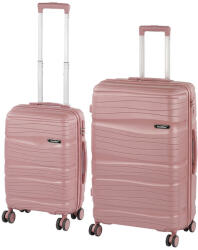 Leziter TraveLux Voyager VI gurulós bőrönd szett (LTRVBS-VI-RG) - everyo