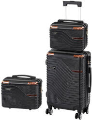 Leziter TraveLux Urban XII gurulós bőrönd szett (LTRUBS-XII-BL)