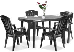 Keter Eltorini 4+1 kerti bútor garnitúra szett (221063_220575_4)