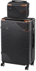 Leziter TraveLux Urban V gurulós bőrönd szett (LTRUBS-V-BL) - everyo