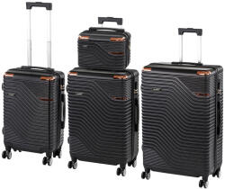 Leziter TraveLux Urban XXIV gurulós bőrönd szett (LTRUBS-XXIV-BL) - everyo