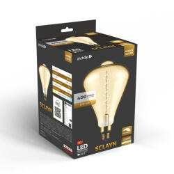 Avide LED Jumbo Filament Sclayn Amber 4.5W E27 2200K Fényerőszabályzós (ABLJFA-4-5W-SCL) - everyo