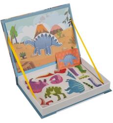  Puzzle Magnetic - Kruzzel - Dinozauri - 26 x 3, 7 x 19 cm (00024730) Jucarii de constructii magnetice