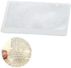 Verk Group Fresnel-lencsés olvasólupa, kártyaméret, 85x55 mm (09122)