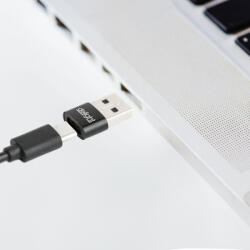 Delight Type-C / USB-A adapter (55556BK)