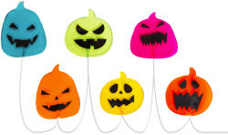 Family Halloween-i LED ablakdekor - gél - tök - 85 cm (58186B) - getitnow