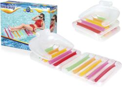 Bestway szivacsos strandmatrac és fotel, 201 x 89 cm, szivárvány színű elemekkel (9674)