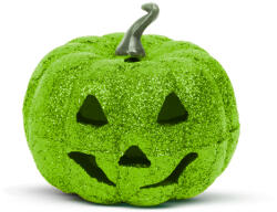 Family Halloween-i RGB LED dekor - habszivacs tök - zöld - 11 cm (58162E) - getitnow