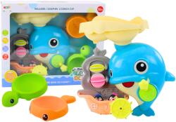 LEAN Toys Kék Delfin Fürdőjáték Készlet (20147)