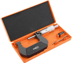 NEO TOOLS Mikrométer, műanyag tokban, 25-50mm (75-021) - getitnow