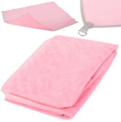 Verk Group Rózsaszín homokálló kempingmata 200x200 cm (24064_R)