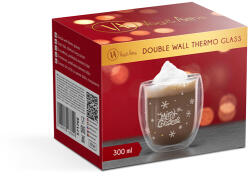 Vog und Arths Karácsonyi duplafalú üveg pohár - 300 ml (57176E)