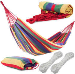 VERK GROUP XXL méretű, nagy, két személyes kerti függőágy, 200 kg teherbírással, 200x150 cm (01300_CC)