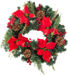 Verk Group Karácsonyi díszkoszorú 30 cm - Ajtóra és falra (26276)