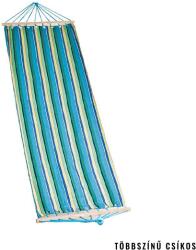 VERK GROUP Merevített függőágy - 200 x 80 cm - Többszínű csíkos (01284_NC)