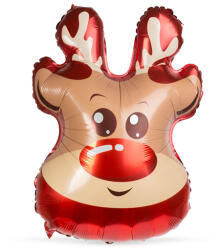 Family Collection Karácsonyi lufi - alumínium fólia - rénszarvas - 70 x 48 cm (58241C) - getitnow