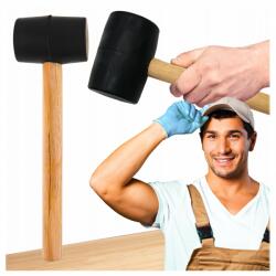 Real Gumis műanyag kalapács fa nyéllel, kerti és építőipari használatra (RC-K-789)