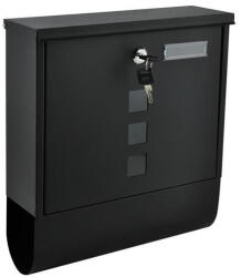 Malatec Postaláda 34x30, 7x10 cm - Fekete (00006244)