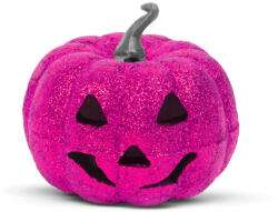 Family Halloween-i RGB LED dekor - habszivacs tök - lila - 11 cm (58162D)
