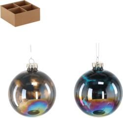 BackHomeLiving Karácsonyi Gömb Szett - Irizáló díszítéssel (MAL2591)