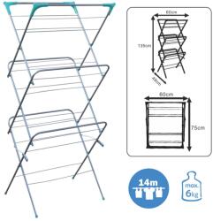 BackHomeLiving Camilla ruhaszárító állvány 62 x 51 x 136, 5 cm (BAN1372)