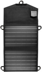 NEO TOOLS Hordozható napelem, napelemes töltő, 15W, telefon, laptop töltésre, 2db USB csatlakozó (90-140)