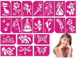 TYTOO Sablon szett - lányoknak - 21 db-os (TY50105) - getitnow