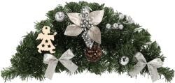 BackHomeLiving Ezüst színű függő karácsonyi dísz 46 cm (ANT4114)