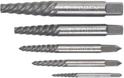 TOPEX Törtcsavar-kihajtó készlet 5db (14A110)