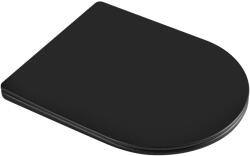 kielle - WC-ülőke, Softclose, EasyLock, Slim, matt fekete 30401034 (30401034)