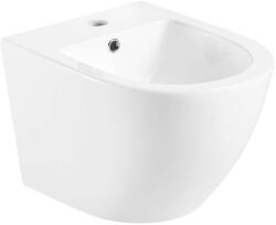 kielle Oudee - Fali bidé, túlfolyóval, csaptelep nyílással, fehér 30302010 (30302010)