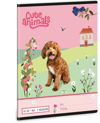 Ars Una Cute Animals Doggie 25 (5458) A5 3. osztályos vonalas füzet (53604583) - officedepot