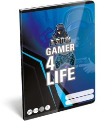 Lizzy Card Bossteam Gamer 4Life 22966101 FSC A5 16-32 tűzött vonalas füzet (18890) - bestbyte
