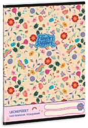 Ars Una Flower Power 23 (5260) A5 leckefüzet (50842605) - officedepot