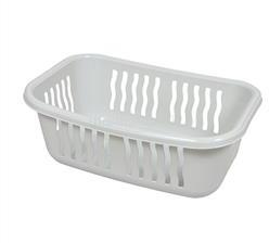 FLAIR 80114 56x38x21 cm világosszürke ruháskosár (FLAIR_80114) (FLAIR_80114)