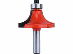 Extol felsőmaró fára, lekerekítő (homorúfejű rádiuszmaró), csapágyas, R12, 7×D38, 1×H19, befogás: 8mm, keményfém lapkás (8802109) - profikisgep