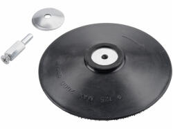 Extol gumitányér fúrógéphez; 125mm tépőzáras (108400) - profikisgep