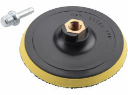 Extol gumitányér fúrógéphez, sarokcsiszolóhoz; 125mm, tépőzáras, max. ford. : 12.500 1/min, 8 mm befogócsonk (108530)