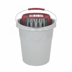 Il-pe Felmosó vödör 13 literes ovális csavaró kosárral és bevezetővel Multi MOP - aqua